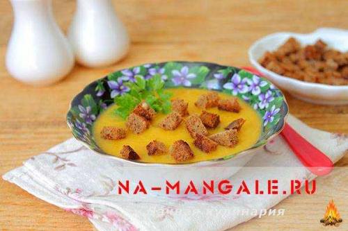 Суп-пюре из тыквы постный. Простой рецепт тыквенного постного крем-супа