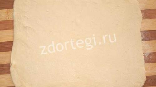 Косичка с начинкой из слоеного теста. 01 Косичка с начинкой из слоеного теста. 01