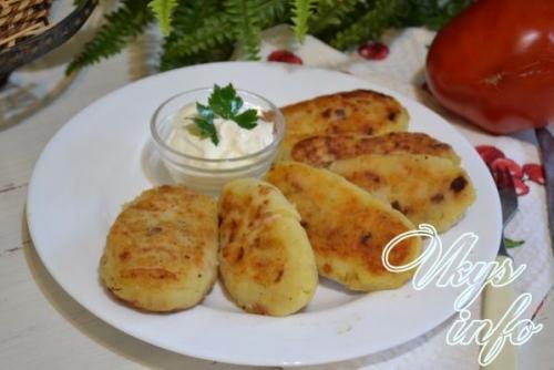 Картофельные зразы с курицей и сыром. Картофельные зразы с курицей 13 Картофельные зразы с курицей и сыром. Картофельные зразы с курицей 13