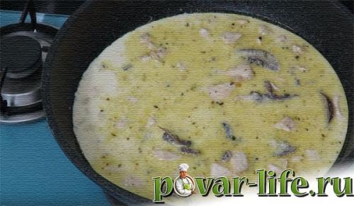 Паста с курицей и грибами в сливочном соусе пошаговый рецепт. Паста с курицей и грибами в сливочном соусе