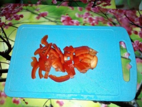 Чахохбили из индейки (по мотивам) или «Лечо с индейкой»