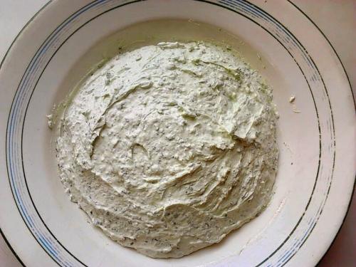 Творожный крем с чесноком и зеленью. Простая, быстрая, вкусная и полезная закуска из творога с зеленью! Фоторецепт. 06