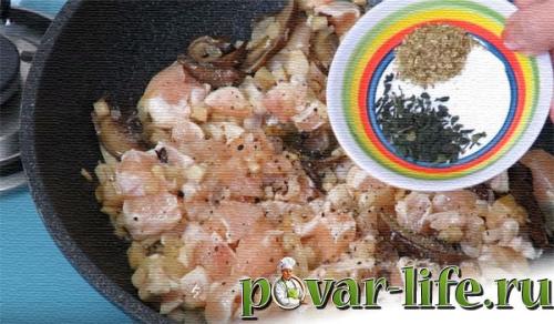 Паста с курицей и грибами в сливочном соусе пошаговый рецепт. Паста с курицей и грибами в сливочном соусе