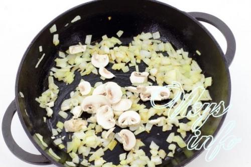 Салат с ветчиной и грибами и болгарским перцем. Описание 22