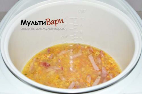 Каша гороховая с копченой курицей. Гороховая каша с копченой курицей 21