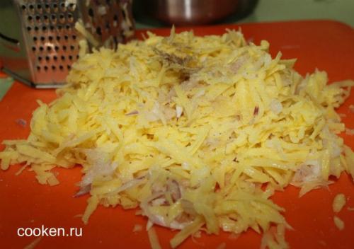 Картофельные лепешки с фаршем. 36 Картофельные лепешки с фаршем. 36