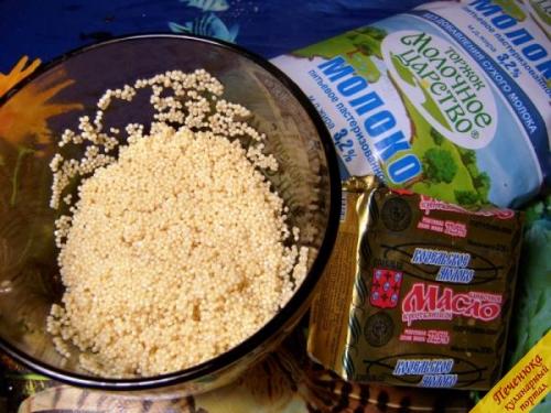 Пшенная каша в русской печи рецепт. Пшённая каша. Русская печь... готовим правильную еду 20