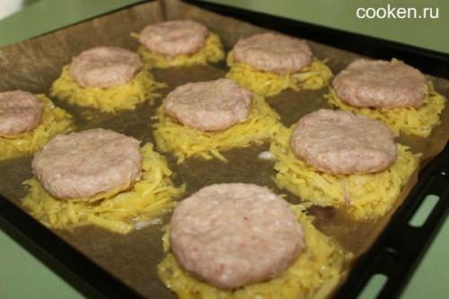 Картофельные лепешки с фаршем. 40 Картофельные лепешки с фаршем. 40