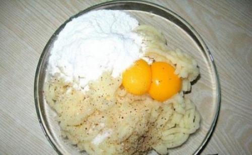 Картофельные лепешки с фаршем. 02 Картофельные лепешки с фаршем. 02