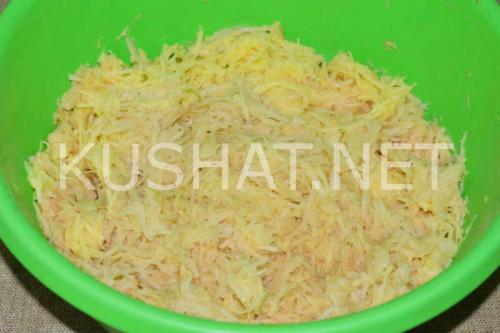 Драники перемешанные с фаршем. Рецепт 4: драники-колдуны из картошки с фаршем