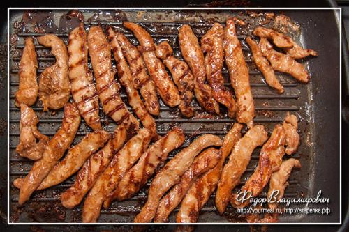 Курица терияки.