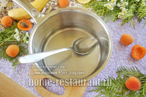 Абрикосовое варенье с бананами.