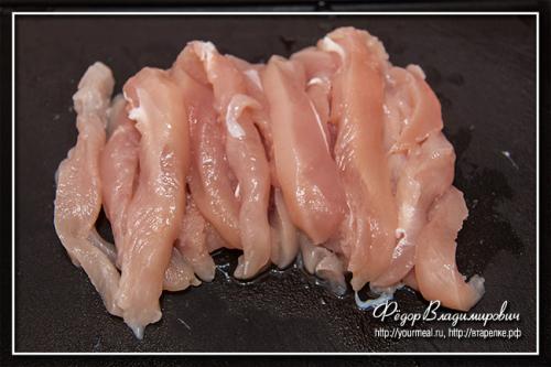 Курица терияки.