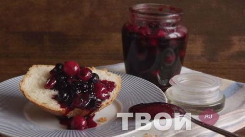 Варенье из крыжовника и черники 05 Варенье из крыжовника и черники 05