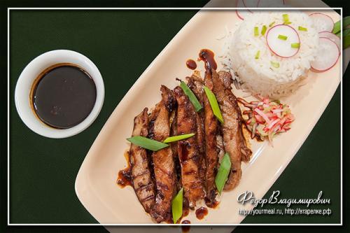 Курица терияки.