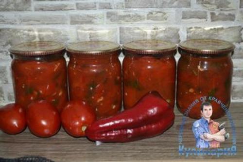 Лечо с чесноком и зеленью. Лечо из помидор и перца на зиму. С зеленью и чесноком