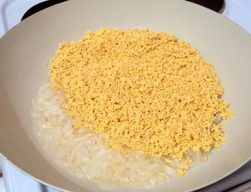 Пшенная каша с луком