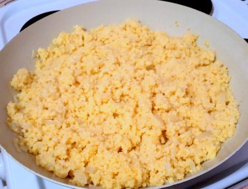 Пшенная каша с луком