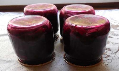 Свекла на зиму для борща. 