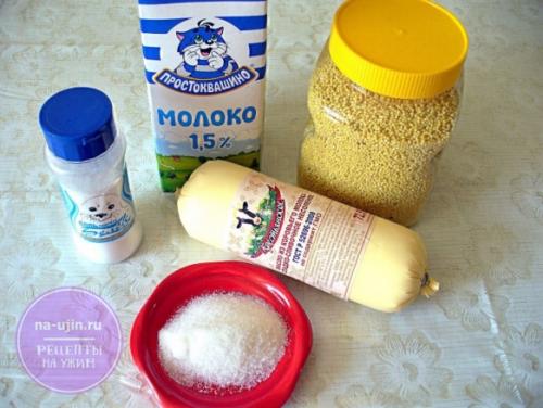 Пшенная каша с пенкой в духовке. Описание пшённой каши в духовке