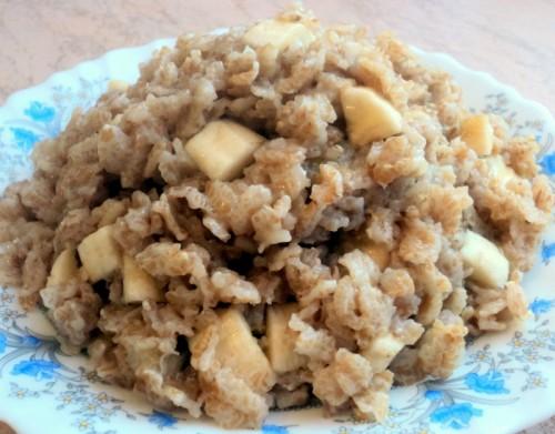 Пшенная каша с луком