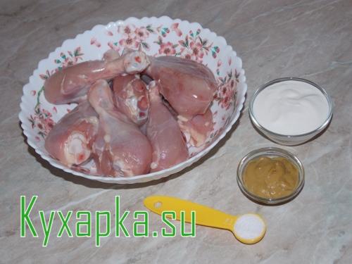 Куриные ножки в панировке. Куриная голень в панировке