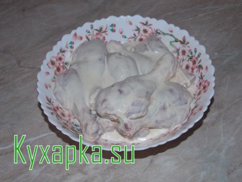 Куриные ножки в панировке. Куриная голень в панировке