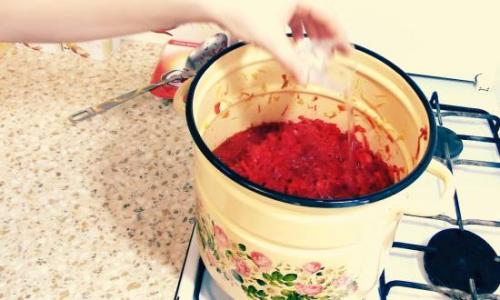 Свекла на зиму для борща. 