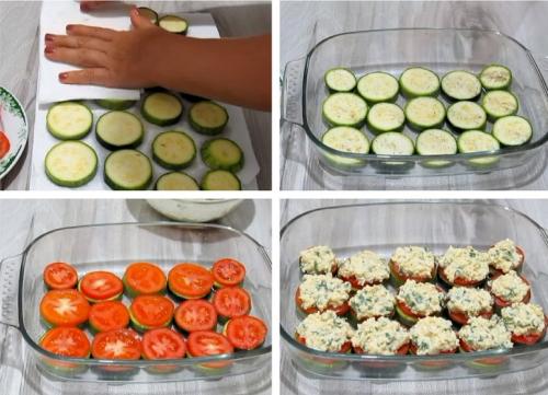 Кабачки на закуску в духовке. Запеченные кабачки в духовке с помидорами и сыром