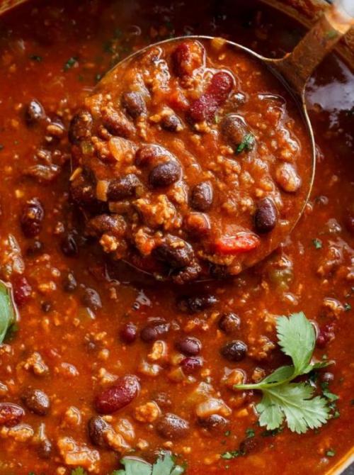 Фарш с фасолью в томатном соусе: вкусно и быстро ( 4 фото )