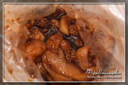 Курица терияки.