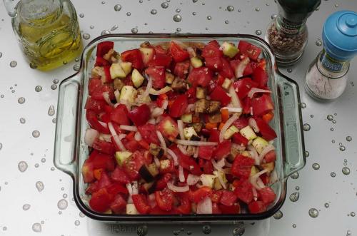 Овощное рагу с баклажанами в духовке. Как приготовить овощное рагу с баклажанами и кабачками — рецепт диетического овощного рагу в духовке с пошаговыми фото