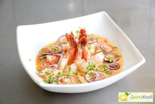 Креветки с личи рецепт. 