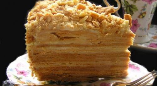 Наполеон на сметане и маргарине. Торт «Наполеон»: рецепт со сметаной