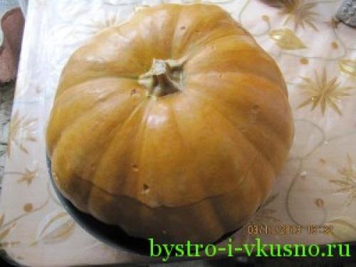 Тыква запеченная с рисом и яблоками. Фаршированная тыква с рисом