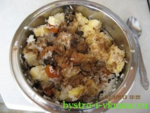 Тыква запеченная с рисом и яблоками. Фаршированная тыква с рисом