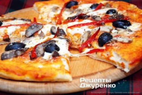 Пицца с грибами с сушеными. Ингредиенты для грибной пиццы (пицца 34 см) 09 Пицца с грибами с сушеными. Ингредиенты для грибной пиццы (пицца 34 см) 09