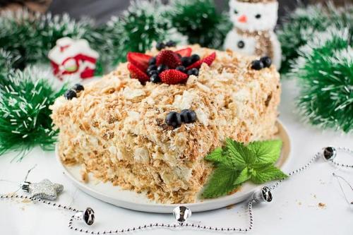 Наполеон на сметане и маргарине. Торт «Наполеон»: рецепт со сметаной