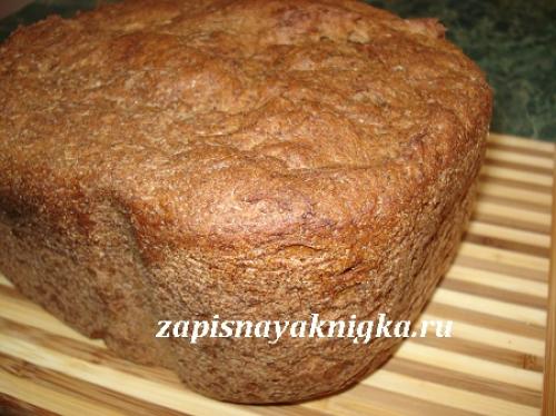 Ржаной хлеб на сухом квасе в духовке. Процесс приготовления: