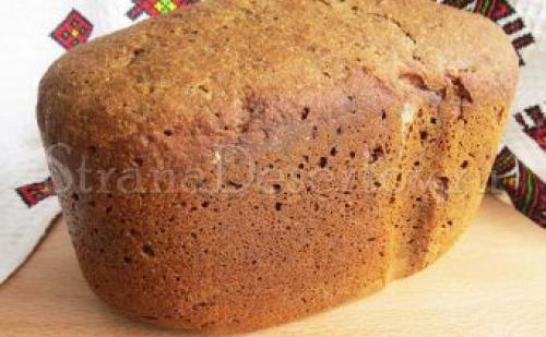 Ржаной хлеб в хлебопечке с солодом. Ржаной хлеб в хлебопечке