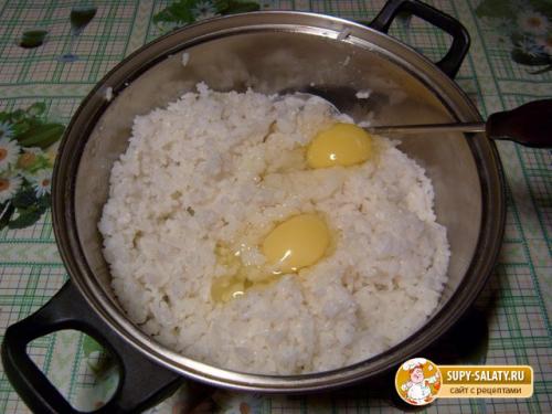 Биточки из рисовой каши рецепт. Рисовые биточки с сырым мясом
