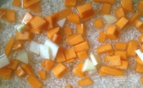 Сладкий плов с тыквой. Плов с тыквой и изюмом