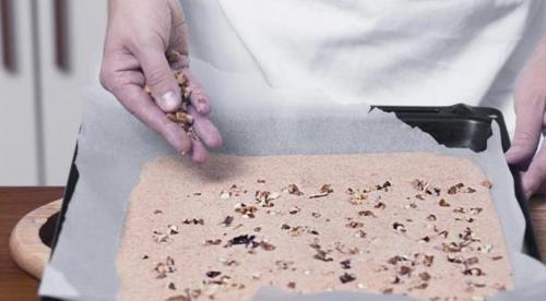 Рулет из тыквы с творогом. Штрудель с тыквенно-творожной начинкой 03