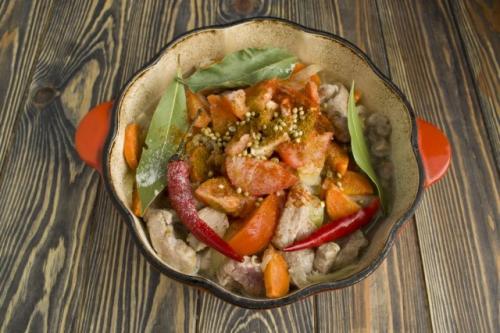 Перловка с мясом, как в столовой. Рецепт 6, пошаговый: каша перловая с мясом