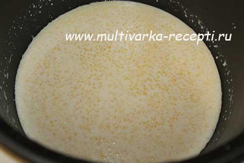 Кукурузная каша на кокосовом молоке в мультиварке. 