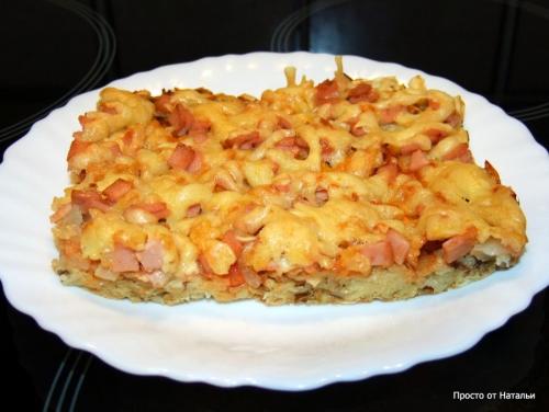 Пицца из мацы. Тесто за 5 минут. Просто и вкусно. Может сделать ребенок!