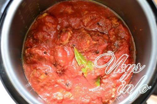Рис в томатном соусе в мультиварке. Рецепт 3: тефтели в соусе в мультиварке (с фото)