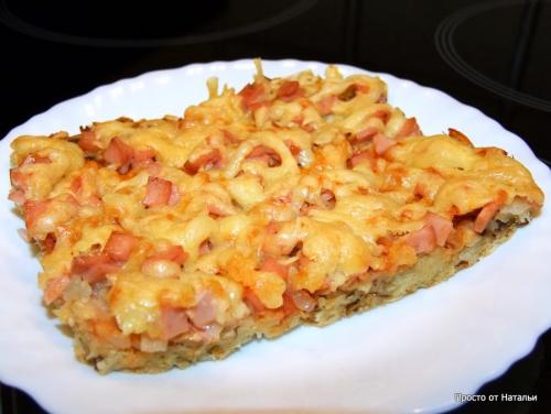 Пицца из мацы. Тесто за 5 минут. Просто и вкусно. Может сделать ребенок!