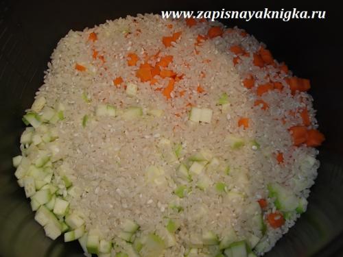 Каша из кабачка для детей. Приготовление каши из риса с кабачком в мультиварке