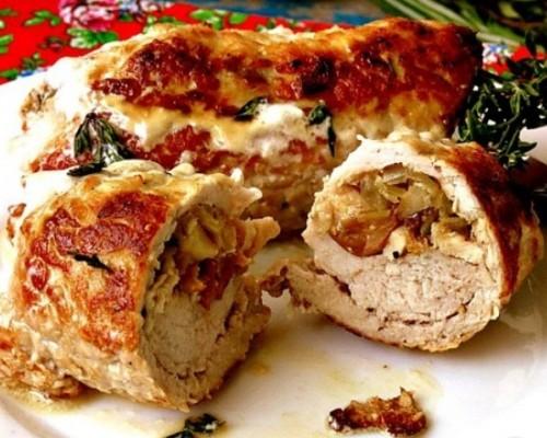 Мясные пальчики из говядины с начинкой. Пальчики из свинины в духовке